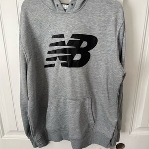 New Balance Gray Sweatshirt Classic Pullover Style